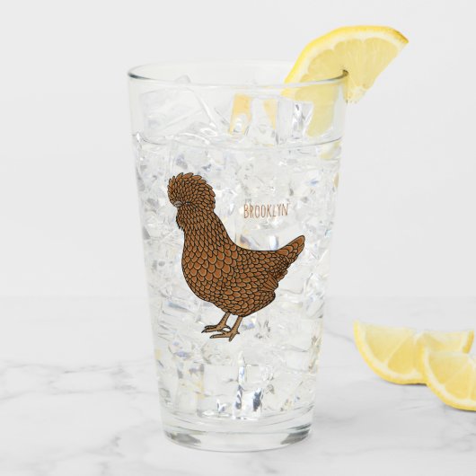 Chamois polish cartoon glas (Achterkant ijs)