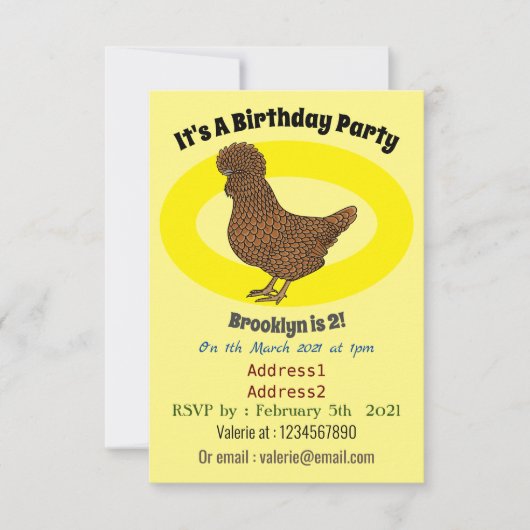 Chamois polish cartoon kaart (Voorkant)