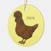 Chamois polish cartoon keramisch ornament (Links)