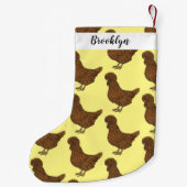 Chamois polish cartoon kleine kerstsok (Achterkant)