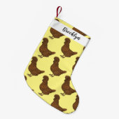 Chamois polish cartoon kleine kerstsok (Voorkant (Hangend))