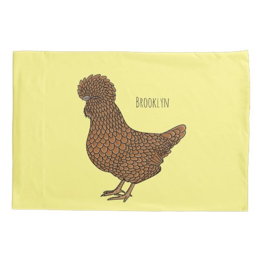 Chamois polish cartoon kussensloop (Achterkant)