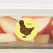 Chamois polish cartoon labels (Aangebracht)