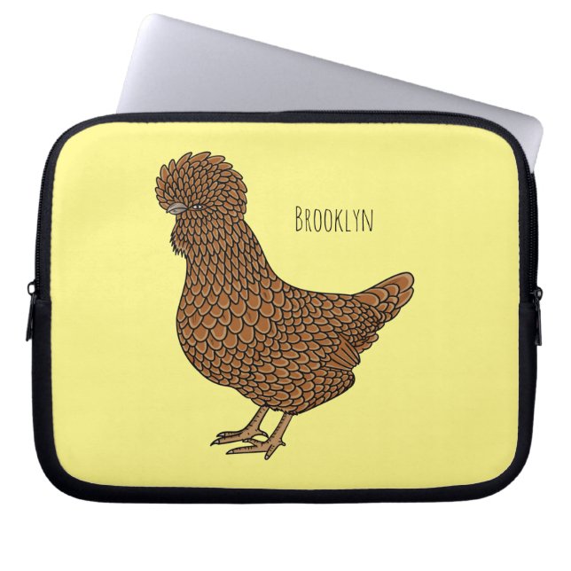 Chamois polish cartoon laptop sleeve (Voorkant)