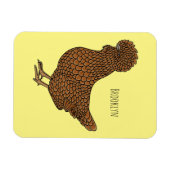 Chamois polish cartoon magneet (Horizontaal)