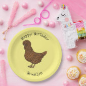 Chamois polish cartoon papieren bordje (Feest)