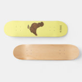Chamois polish cartoon persoonlijk skateboard (Horizontaal)