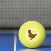 Chamois polish cartoon pingpongbal (Net)