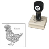 Chamois polish cartoon rubberstempel (Gestempeld)