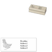 Chamois polish cartoon rubberstempel (Gestempeld)