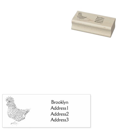 Chamois polish cartoon rubberstempel (Gestempeld)