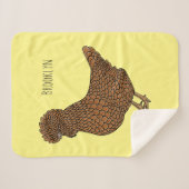 Chamois polish cartoon sherpa deken (Voorkant (horizontaal))