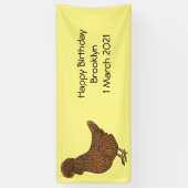 Chamois polish cartoon spandoek (Verticaal)