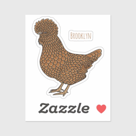 Chamois polish cartoon sticker (Vel)