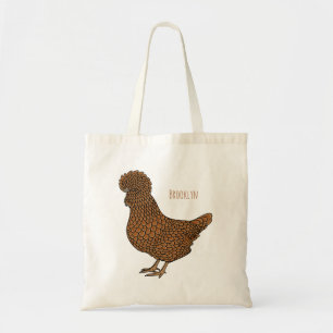 Chamois polish cartoon tote bag