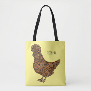 Chamois polish cartoon tote bag