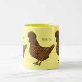 Chamois polish cartoon tweekleurige koffiemok (Center)