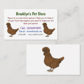 Chamois polish cartoon visitekaartje (Voorkant / Achterkant)