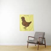 Chamois polish cartoon wandkleed (In situ)