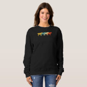 Chamois Retro Goat Antelope 60s 70s Ragl Trui (Voorkant volledig)