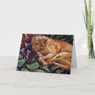 Chamois slaapt kaart