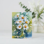 Chamomile Briefkaart (Staand voorkant)