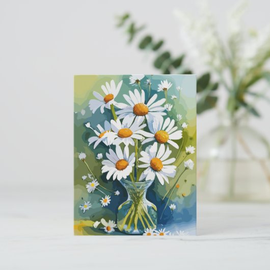 Chamomile Briefkaart (Staand voorkant)