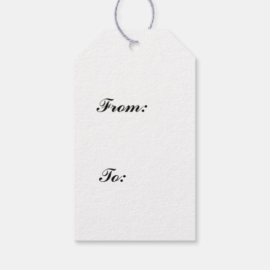 Chamomile Flower Botanical Rustitern Pattern Cadeaulabel (Achterkant)