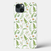 Chamomile Flower Botanical Rustitern Pattern Case-Mate iPhone Case (Achterkant)