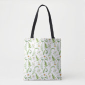 Chamomile Flower Botanical Rustitern Pattern Tote Bag (Voorkant)