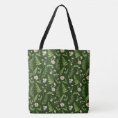 Chamomile Flower Botanical Rustitern Pattern Tote Bag (Voorkant)