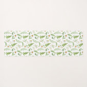 Chamomile Flower Botanical Rustitern Pattern Yogamat (Achterkant (horizontaal))