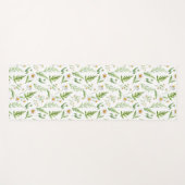 Chamomile Flower Botanical Rustitern Pattern Yogamat (Voorkant (horizontaal))