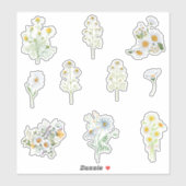 Chamomile Flowers Sticker (Vel)