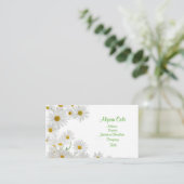 Chamomile Flowers Visitekaartje (Staand voorkant)