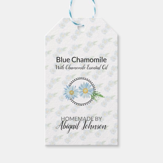 Chamomile Homemade Bath & Body Label | Label van h Cadeaulabel (Voorkant)