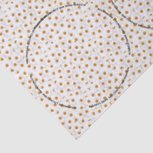 Chamomile Mason Jar Label Tissuepapier (Detail)