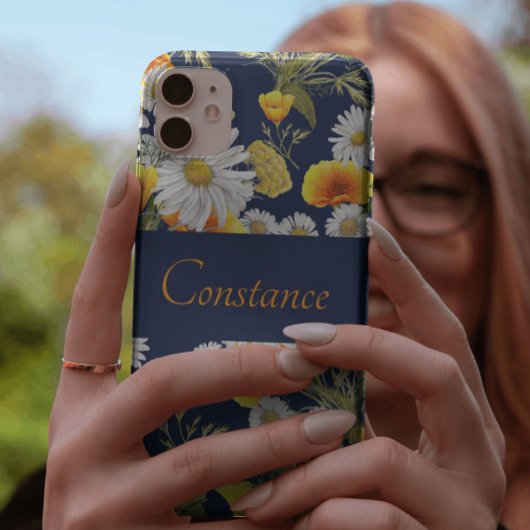 Chamomile & Poppies Patroon op maat Case-Mate iPhone Case