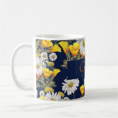 Chamomile & Poppies Patroon op maat Koffiemok (Links)