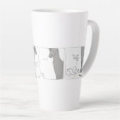 Chamomile Possibility Comic-Strip Latte Mok (Rechterhoek)