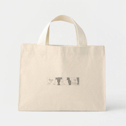 Chamomile Possibility Comic-Strip Mini Tote Bag (Voorkant)