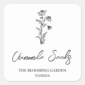 Chamomile Seeds label (Voorkant)