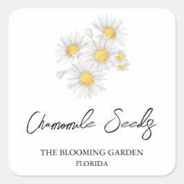 Chamomile Seeds label