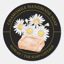 Chamomile Soap label