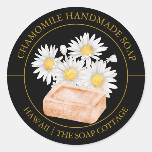 Chamomile Soap label (Voorkant)