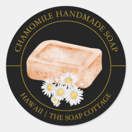 Chamomile Soap label