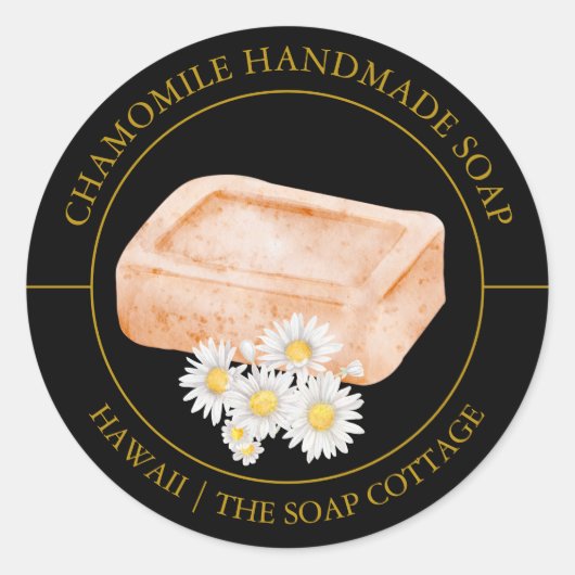 Chamomile Soap label (Voorkant)