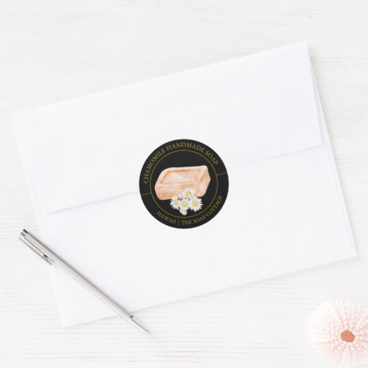 Chamomile Soap label (Envelop)