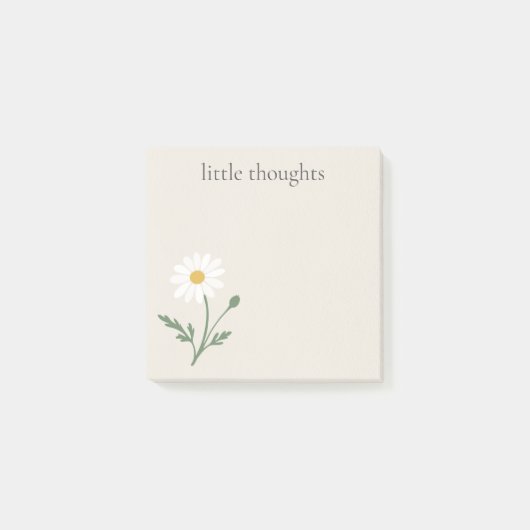 Chamomile Sprig - Soft Cream Post-it® Notes (Voorkant)