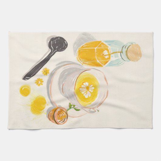 Chamomile Tea & Honey Kitchen Towels Theedoek (Horizontaal)